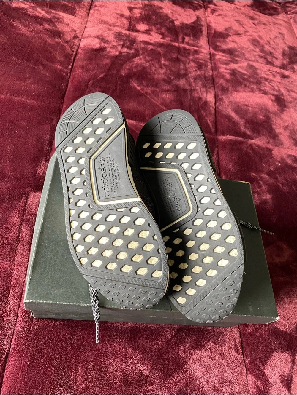 adidas NMD R1 Black/Grey Knit Sneakers